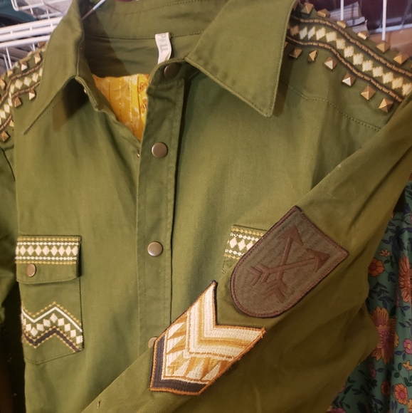 Spell Fanther Panther Green Jacket - NOT Spell and The Gypsy - Picture 4 of 11